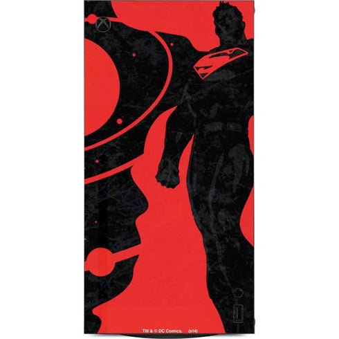 DC Comics Superman Silhouette Flying XBox Series X Digital Edition Console Skin